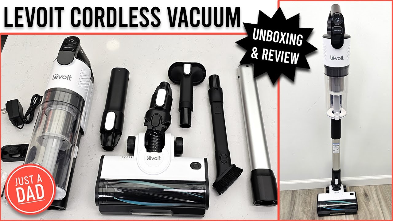 LEVOIT Cordless Stick Vacuum UNBOXING & REVIEW  *Can Easily Clean Stairs*