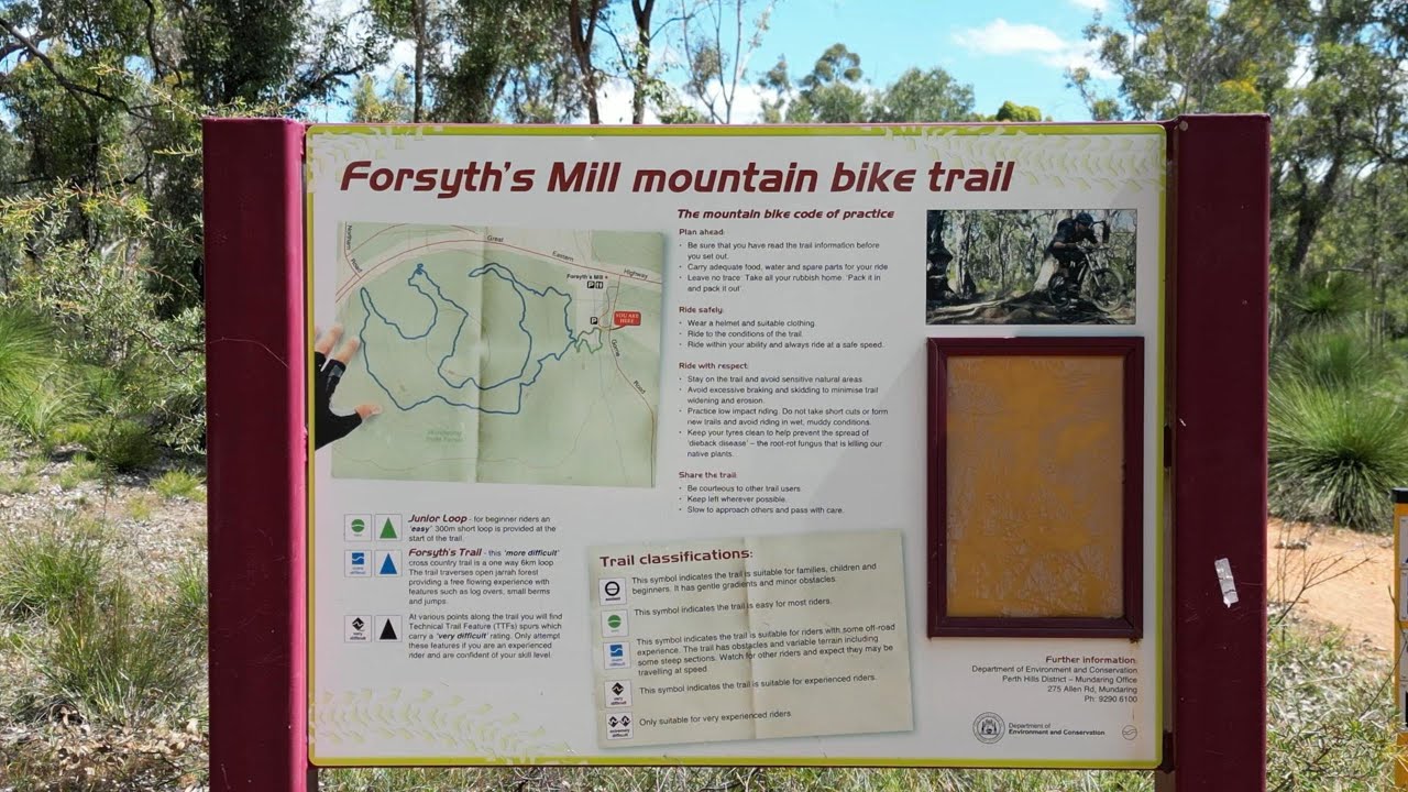 Forsyths Mill Mountain Bike Trail (4k Drone Video)