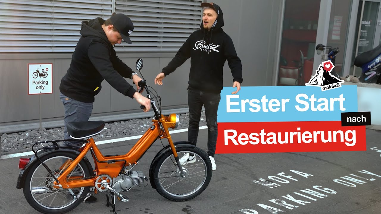 Die ERSTE FAHRT nach komplettem Neuaufbau | PUCH MAXI N