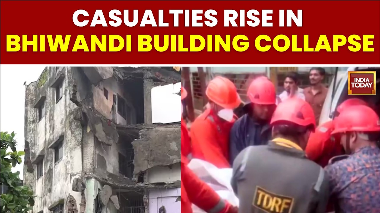 Mumbai News: NDRF Races to Rescue Workers After Bhiwandi Building Collapse | India Today