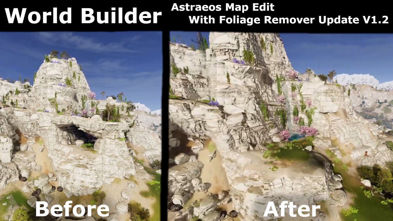 [Mod Showcase] Astraeos map edit with World Builder (V1.2) Using Foliage Remover