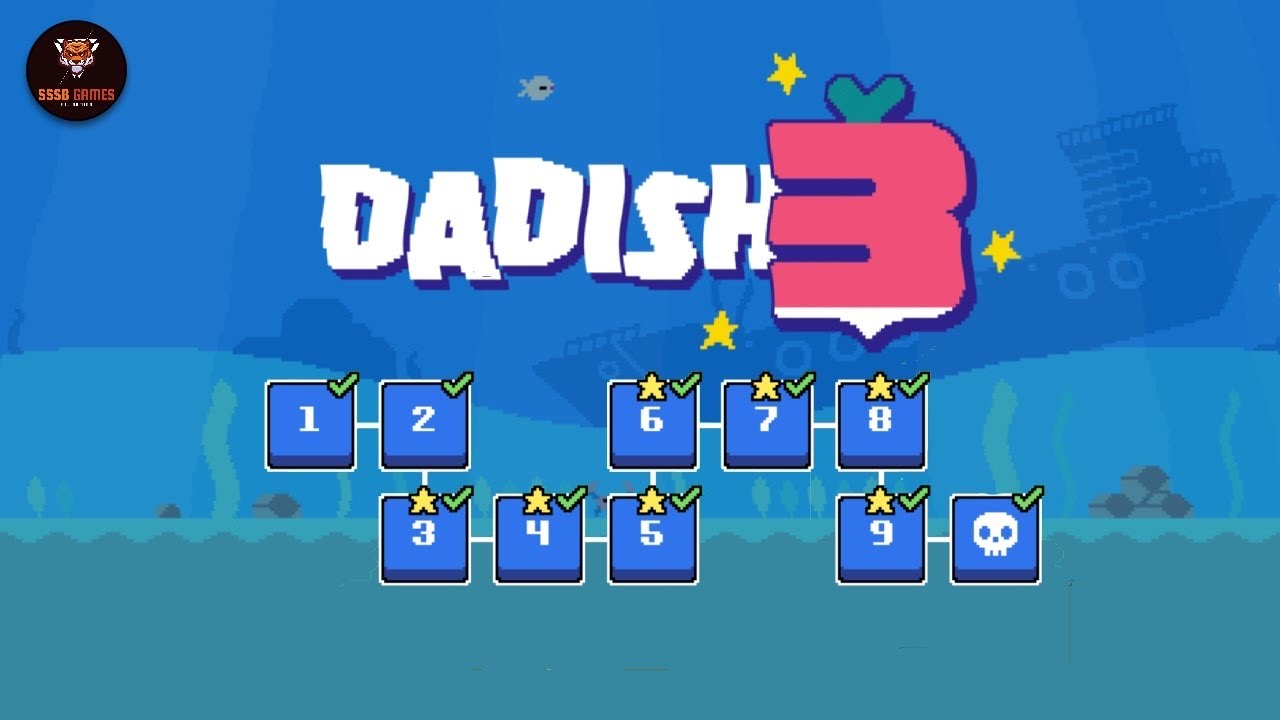 Dadish 3: World 1 All Levels + All Stars Walkthrough