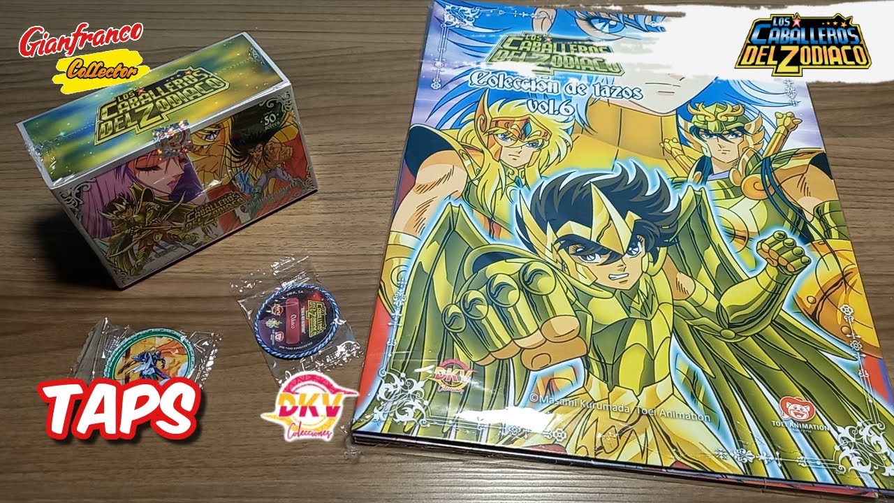 ¡NUEVA Colección de Tazos de Los Caballeros del Zodíaco REVELADA!