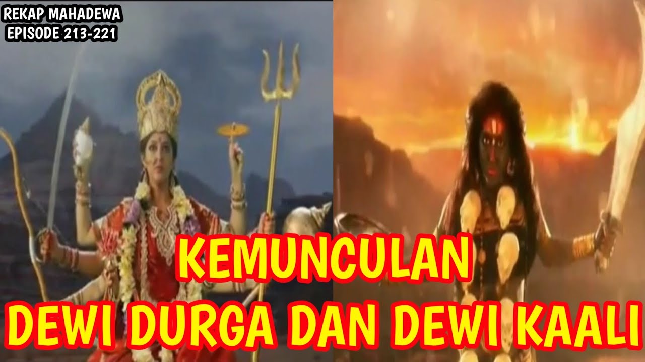 KEMUNCULAN DEWI DURGA DAN DEWI KAALI #mahadev