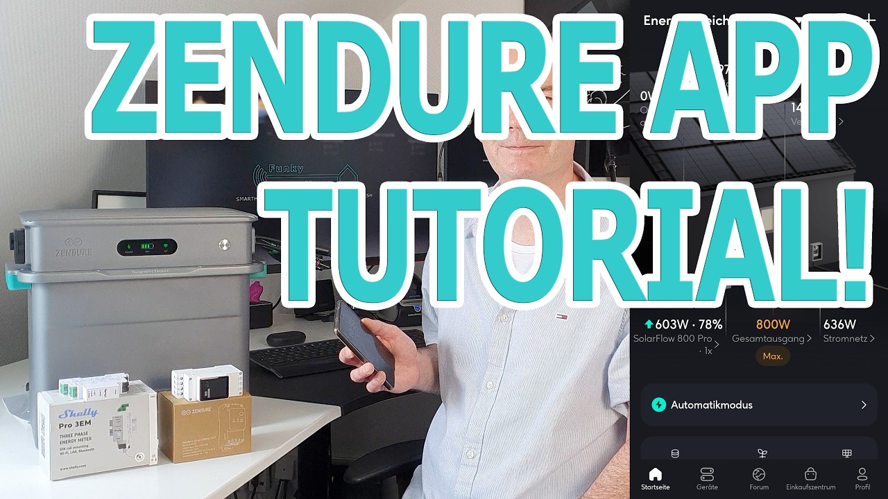 Zendure App Anleitung Video