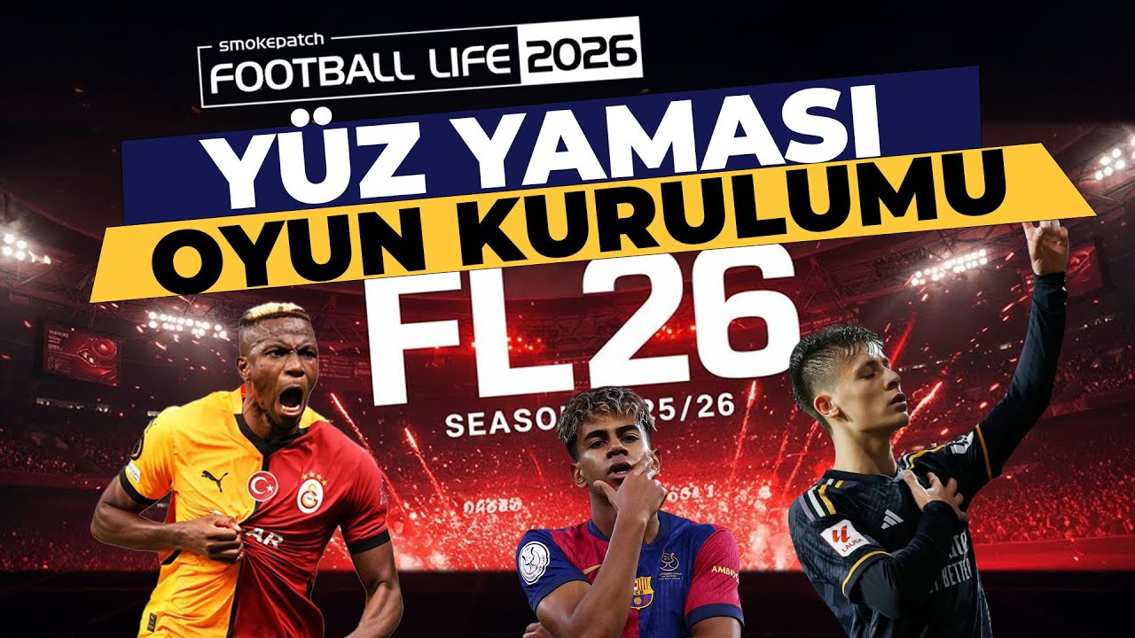 PES 2021 - Football Life 2026 Oyun Kurulumu Y&uuml;z Yaması 