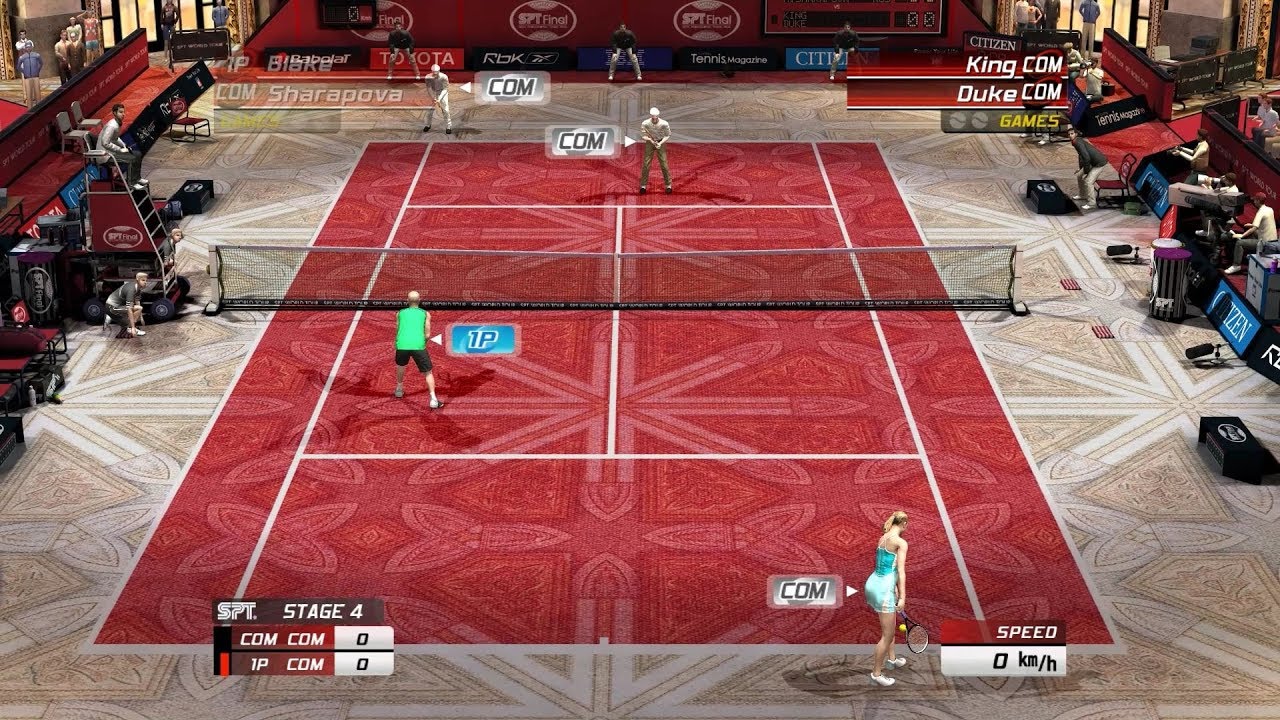Virtua Tennis 3 Tournament Doubles - James Blake & Maria Sharapova
