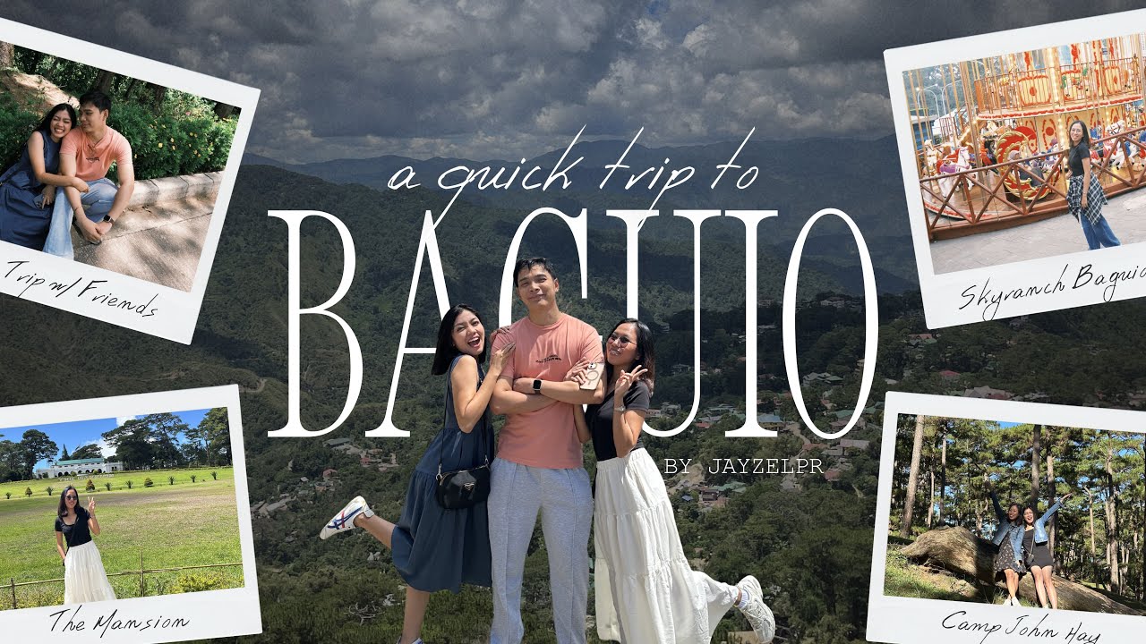 finally in baguio 🌲 first time + first trip with friends | quick getaway vlog