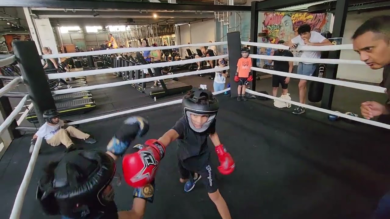 sparring...