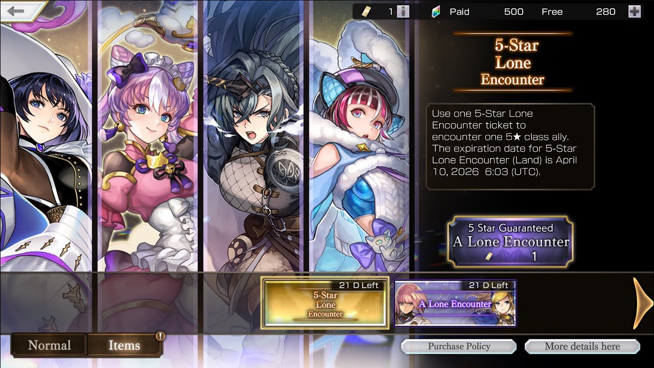 Another Eden: Subscription Pulls! Including Violet Lancer Fateful!