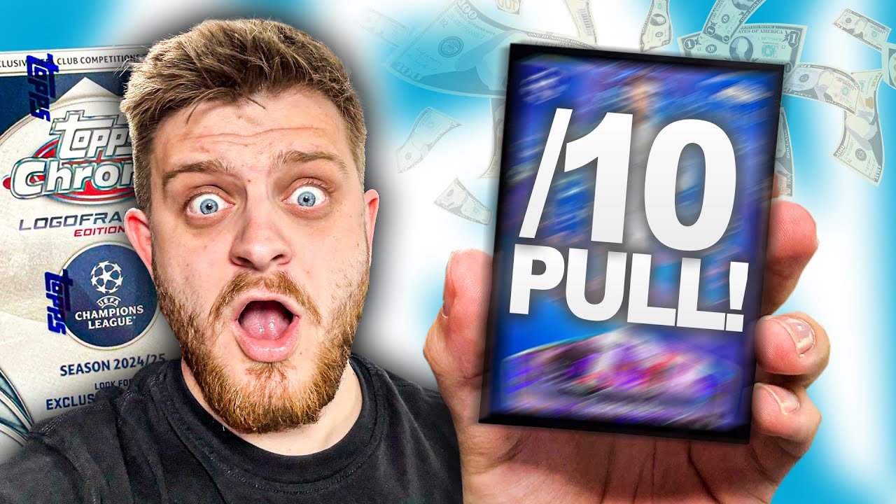 HUGE /10 LEGEND PULL! (Topps UCC Chrome Logofractor Box Opening!)