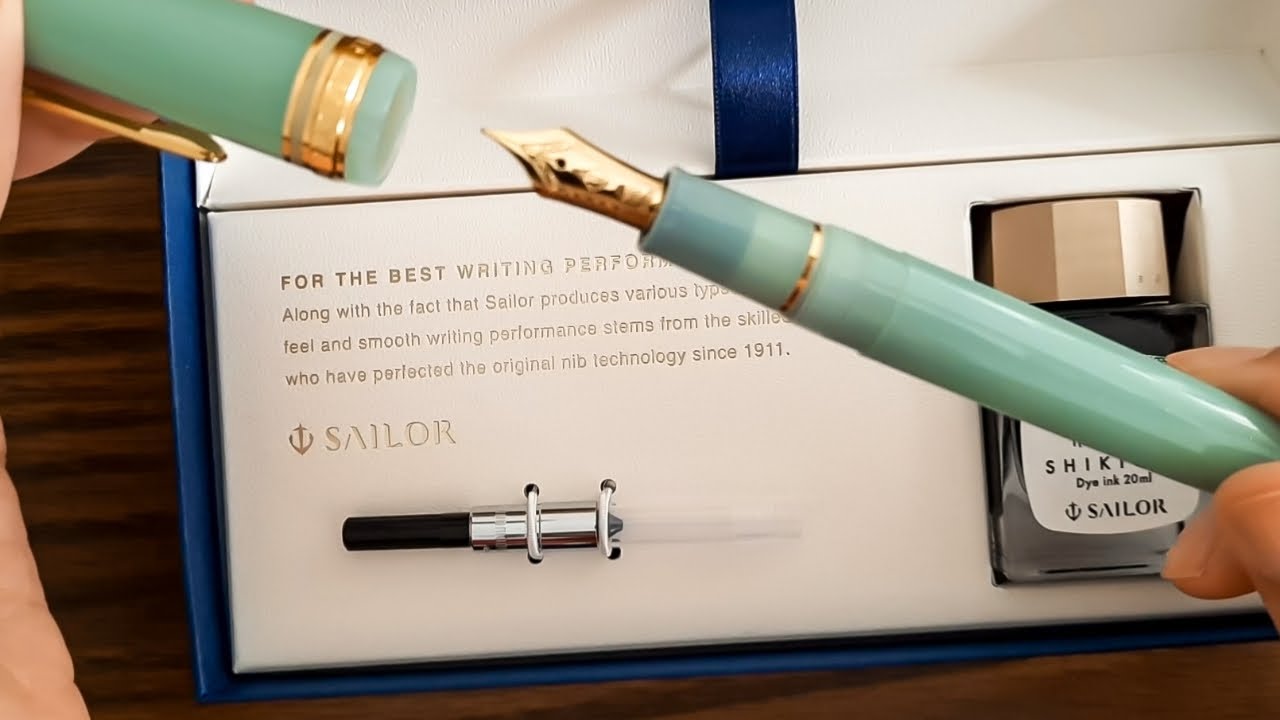 Sailor Pro Gear Slim 'Seri' Unboxing - my second fountain pen!!