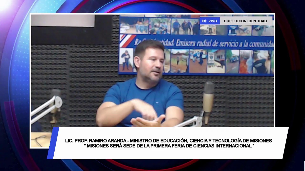 LIC. PROF. RAMIRO ARANDA - MINISTRO DE EDUCACIÓN, CIENCIA Y TECNOLOGÍA DE MISIONES
