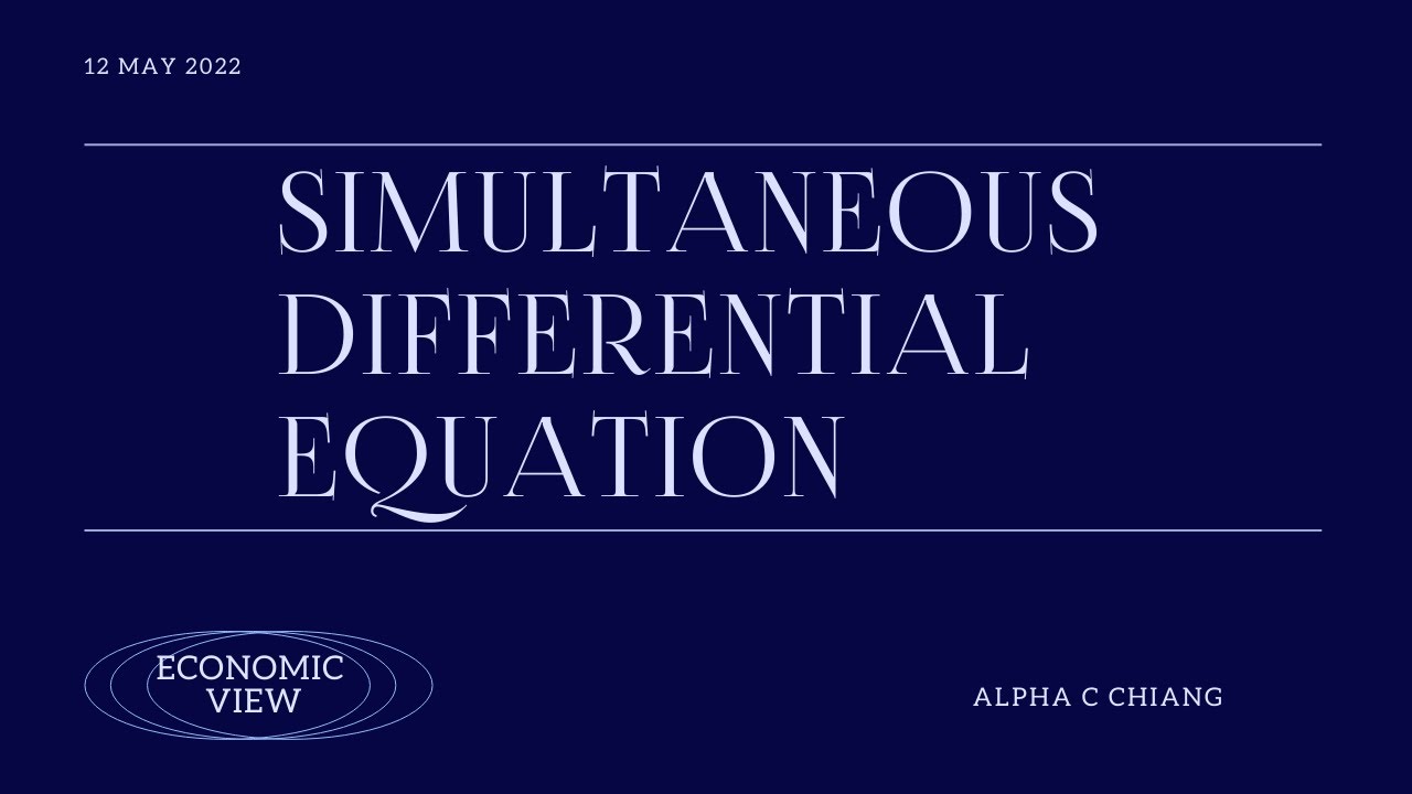 simultaneous differential equation 19.2