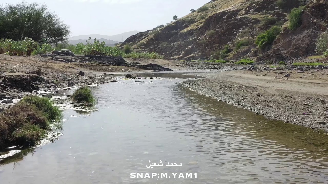 تصوير جوي وادي قنا محايل عسير جنوب المملكه