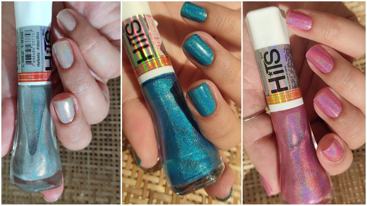 Esmaltes Hologr&aacute;ficos, @hitsspeciallita llDezDedinhosDeProsall #esmalteholografico #hitsspeciallita