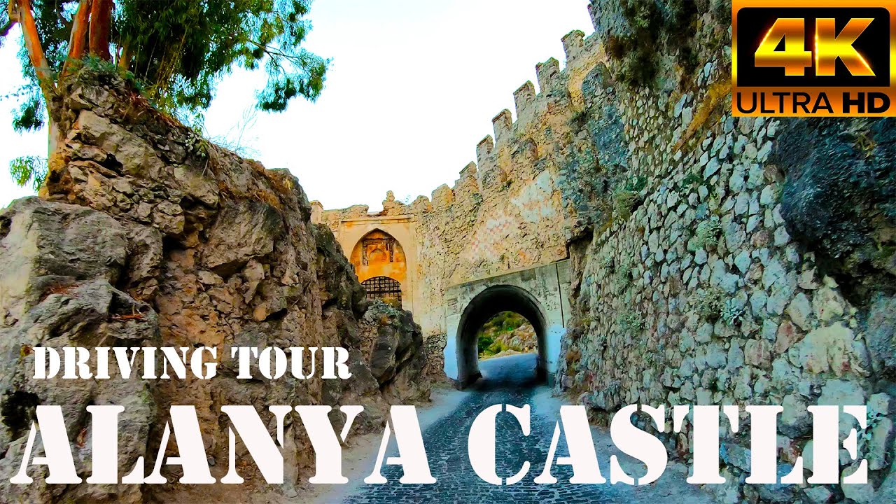 Alanya Castle Driving Tour in 4k! 2019 Turkey Guide