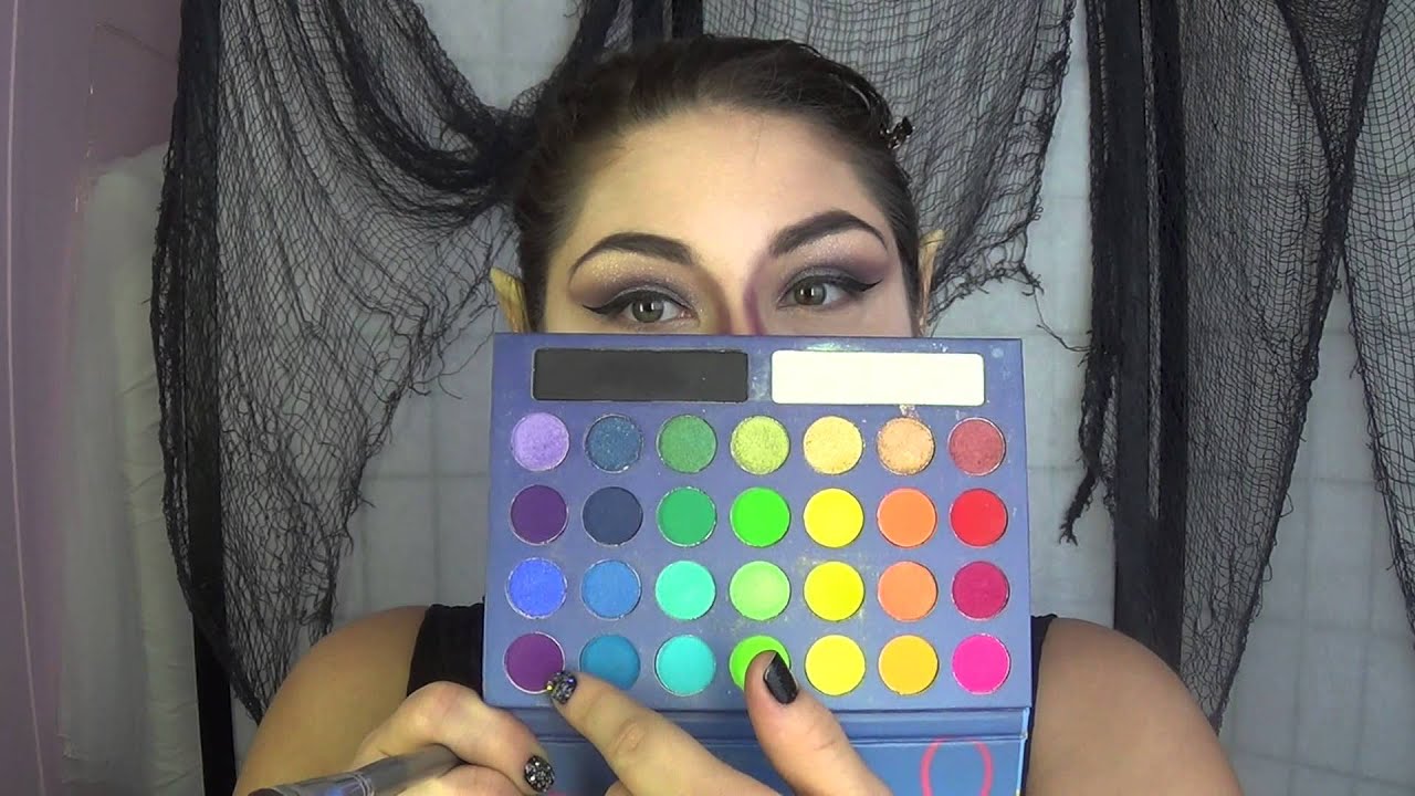 Dark Fairy Halloween Makeup Tutorial