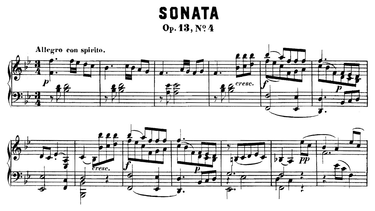 Muzio Clementi - Piano Sonata Op. 13 No. 4