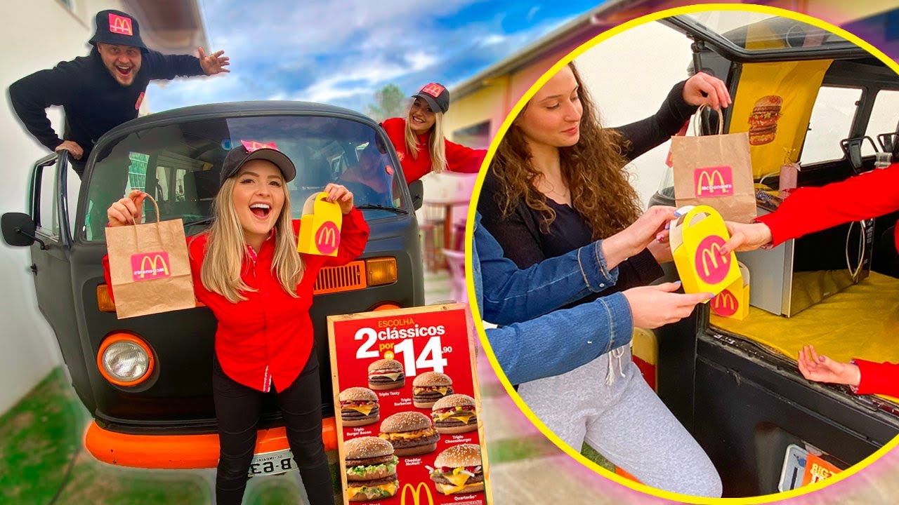 TRANSFORMEI a KOMBI em um MC DONALDS 🍔 *food truck*  ‹ Morgana Santana ›