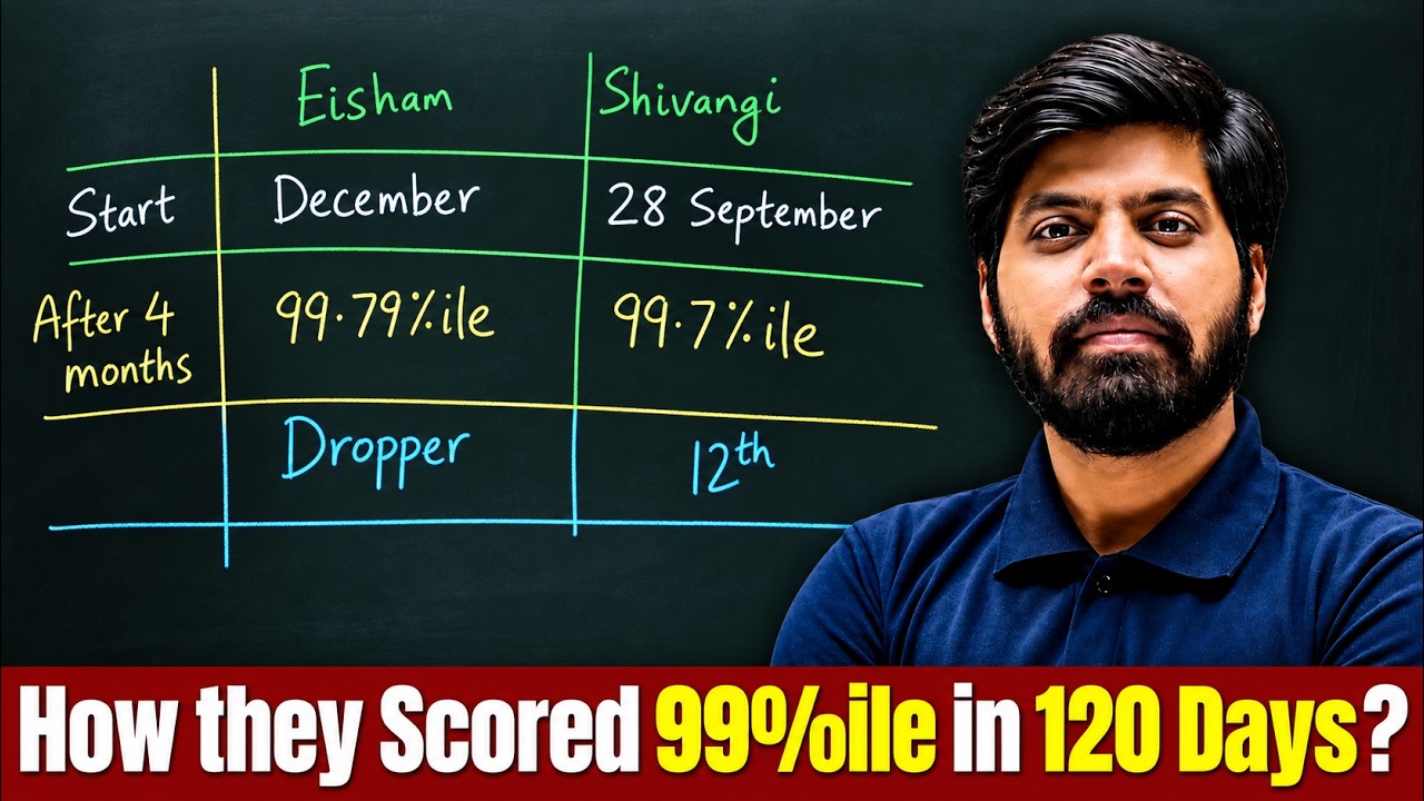 JEE 2027 : 120 Days Complete Plan & Roadmap 🔥| Bass ITNA Karlo ⚡| JEE 2027 Strategy | eSaral