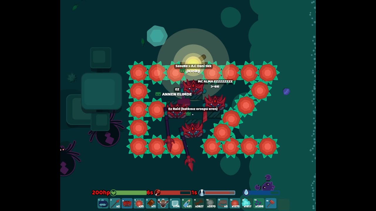 Starve.io - Raiding A.C Dani - 5kk 🌹
