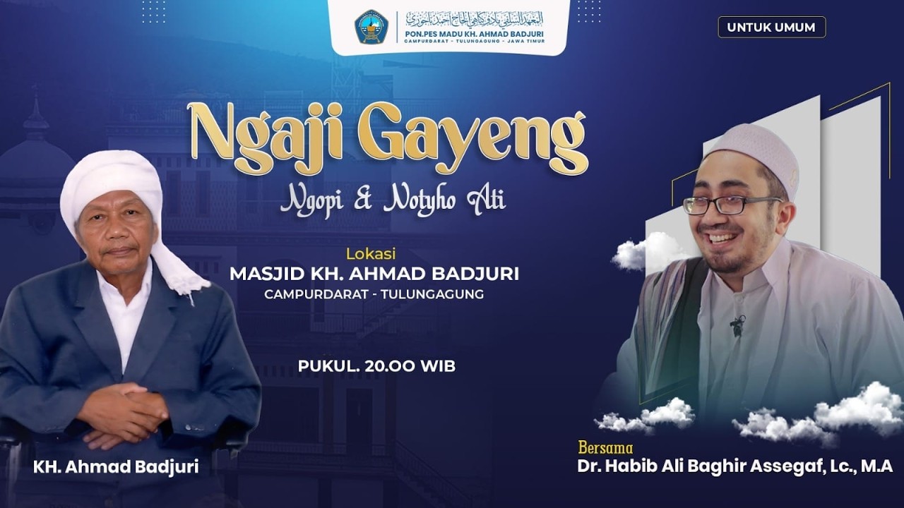🔴LIVE NGAJI GAYENG Bersama HABIB ALI BAGHIR ASSEGAF,Lc, M.A Kitab Minhajul Abidin
