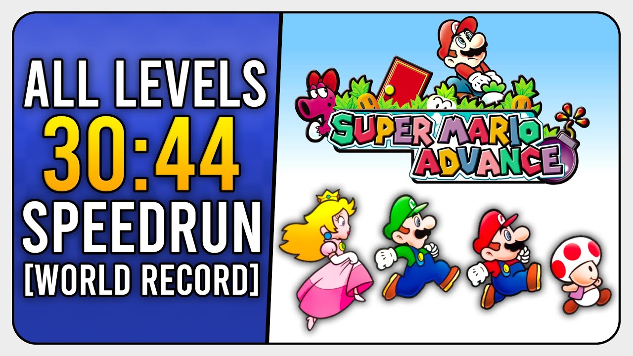 [WR] Super Mario Advance - All Levels Speedrun in 30:44