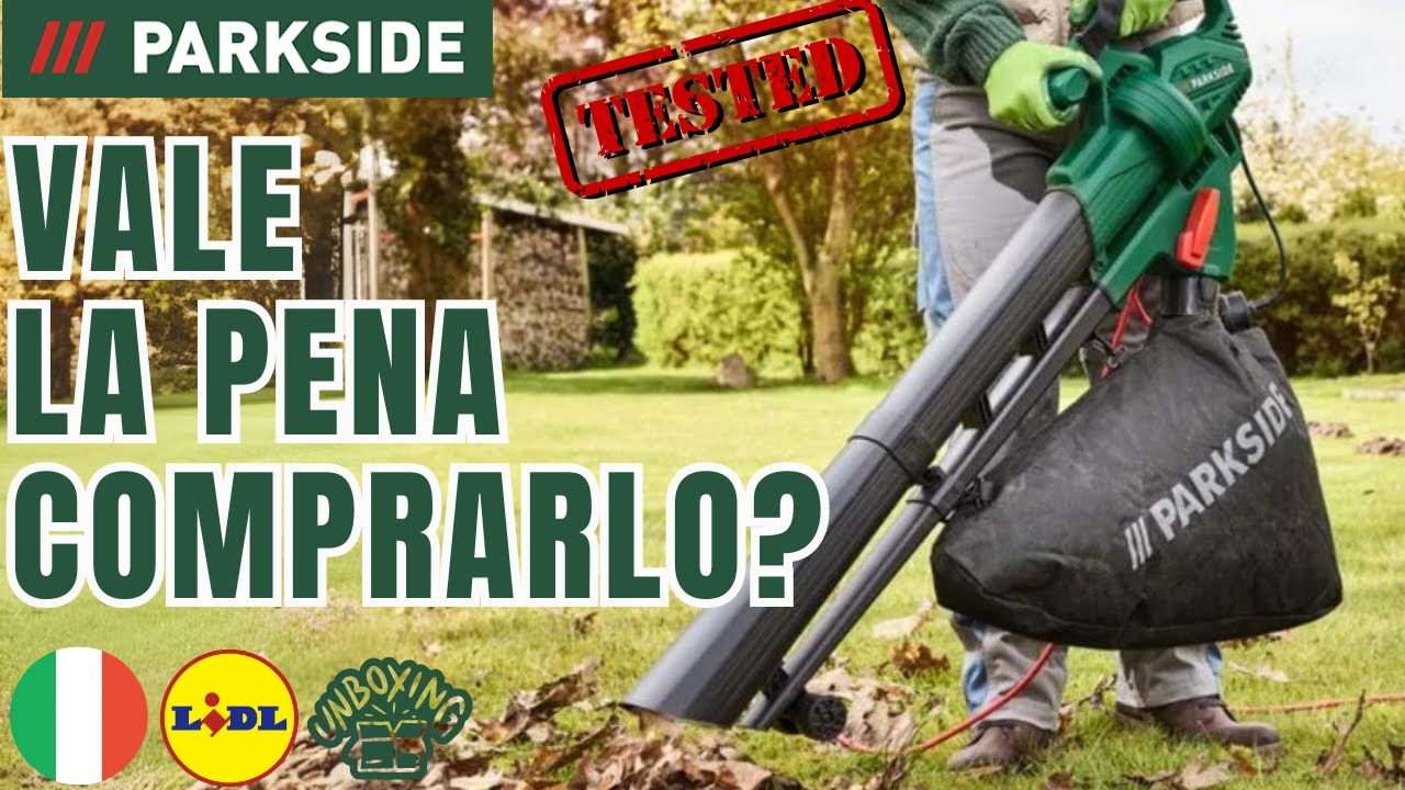SOFFIATORE, ASPIRATORE,TRITURATORE PER FOGLIE Parkside PLS 2600 B2 ITALIA ITALIANO LIDL