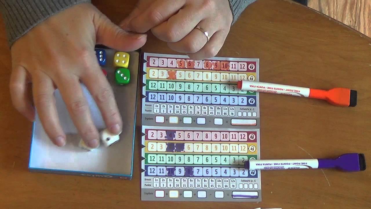 Qwixx Play Through