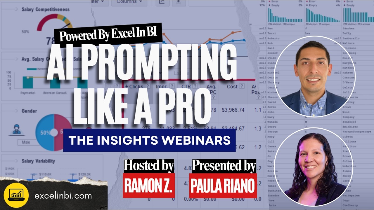 Mastering AI Prompting | Excel in BI Webinars