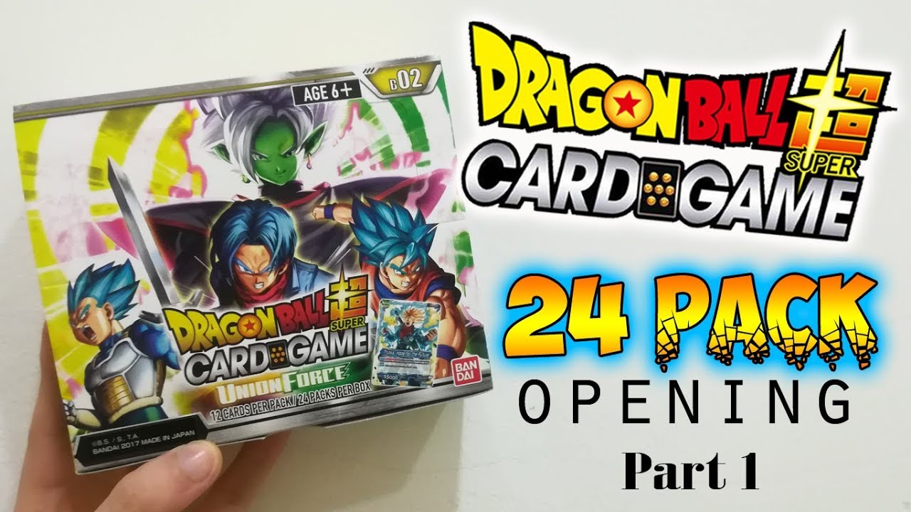 Dragon Ball Super card-game Union Force Box (part 1) - NikelPlay