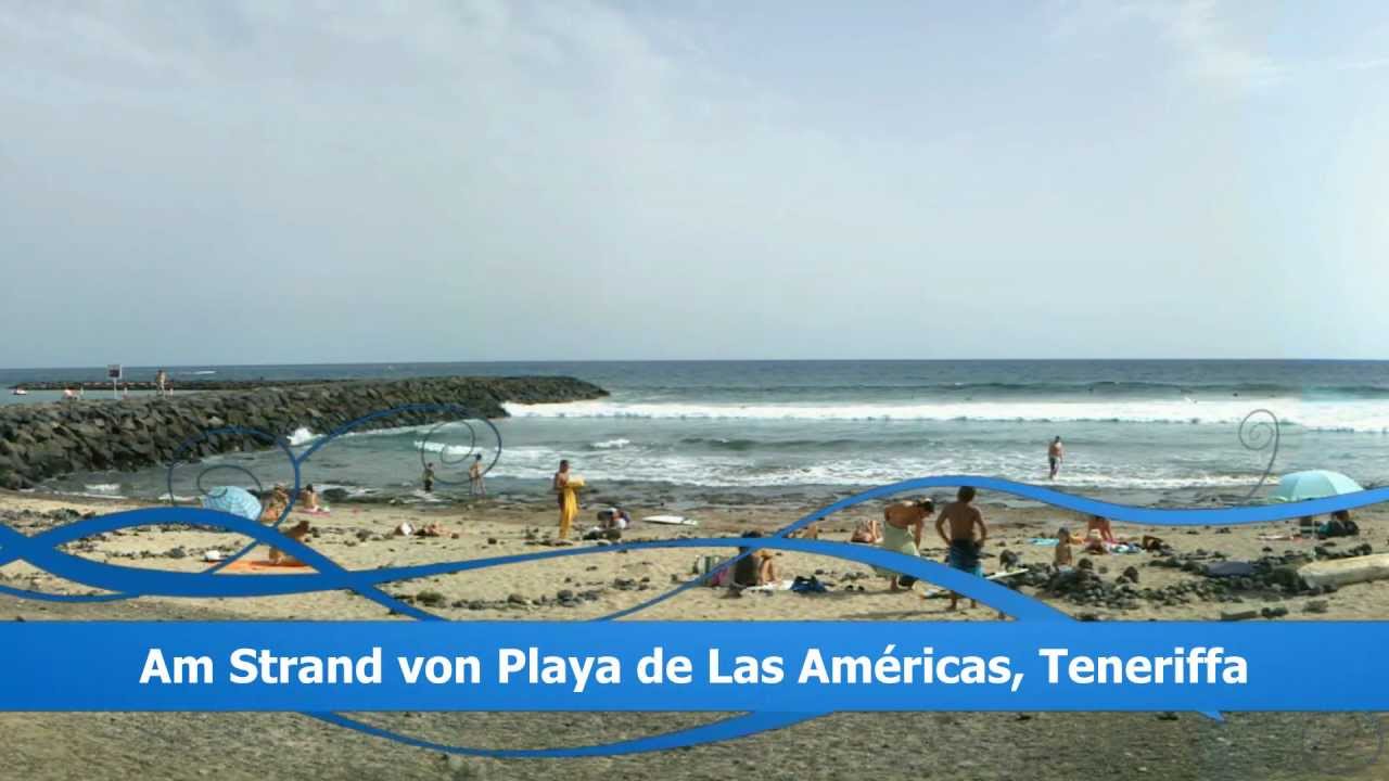 Am Strand von Playa de las Americas, Teneriffa 2012 (HD)
