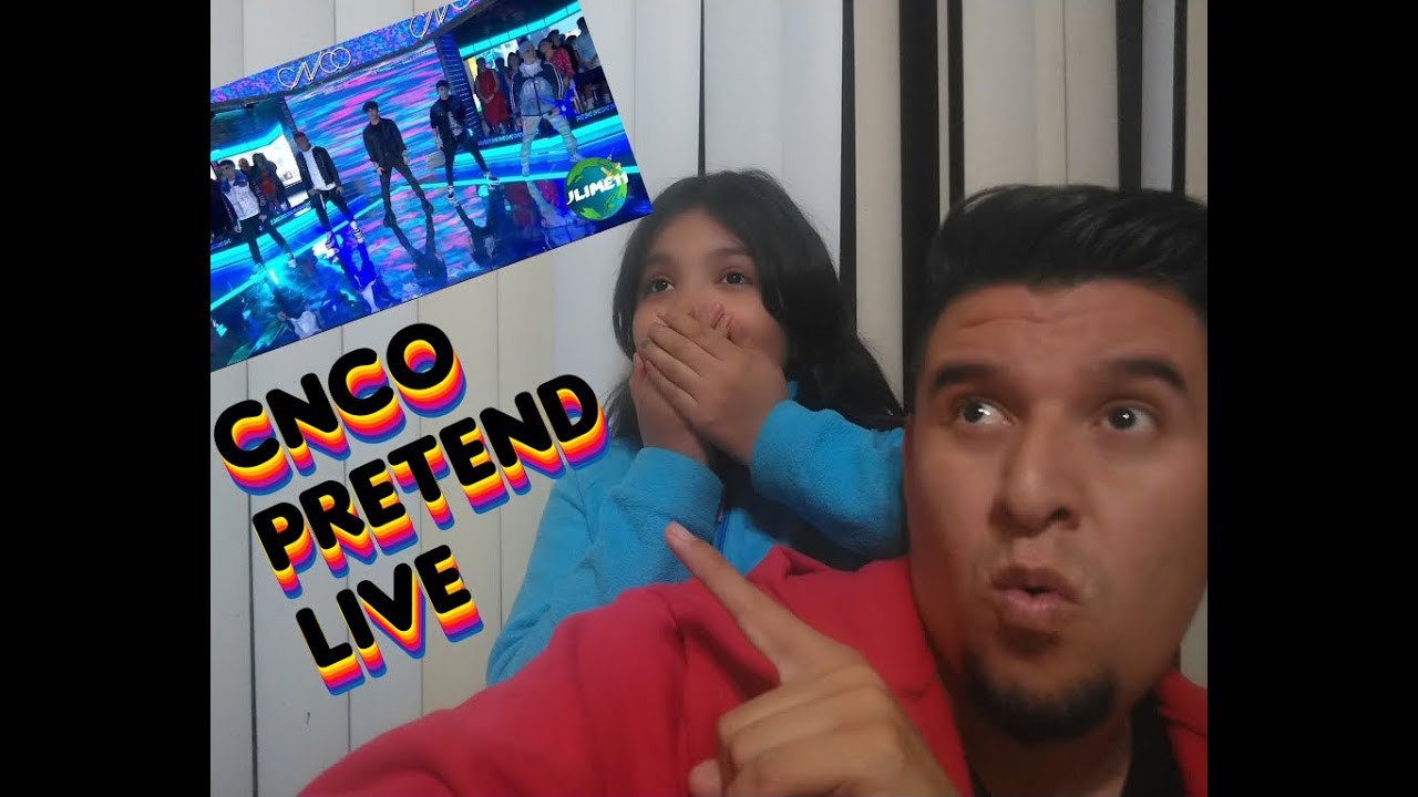 || REACCION || CNCO - PRETEND (LIVE)