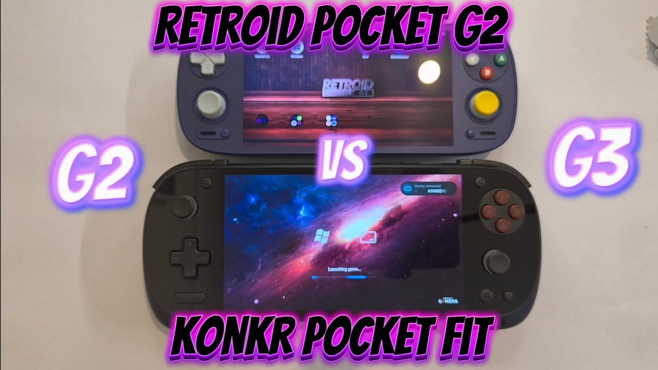 Сравнение игрового процесса Halo MCC между Konkr Pocket Fit и Retroid Pocket G2.