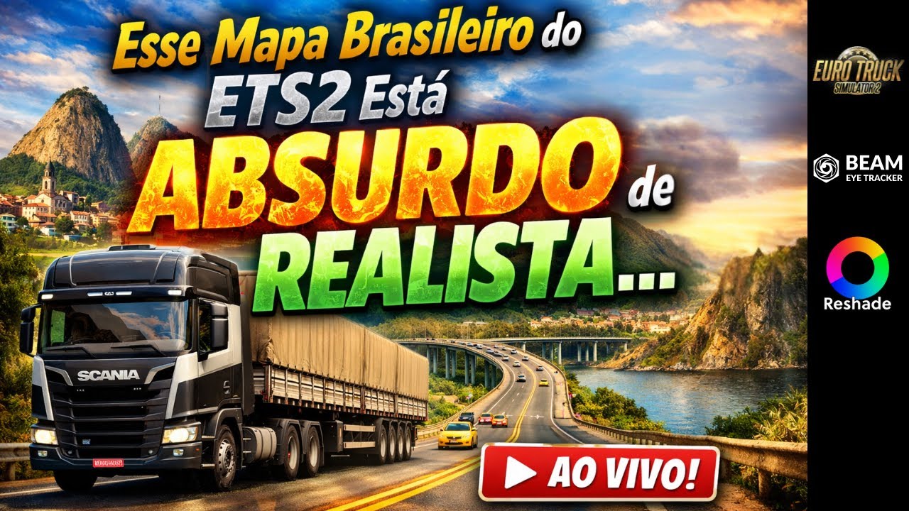 Esse Mapa Brasileiro do ETS2 Está ABSURDO de Realista…