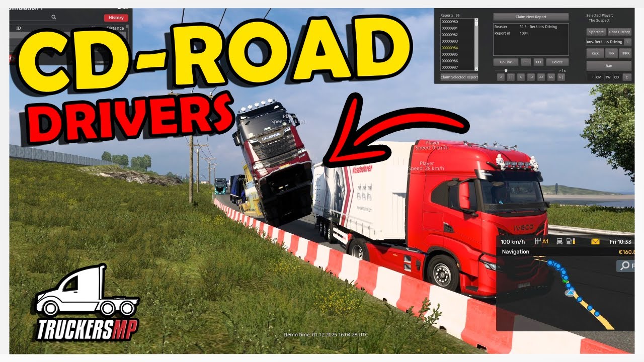 🚨 ACCIDENTS & Save Editings | TruckersMP