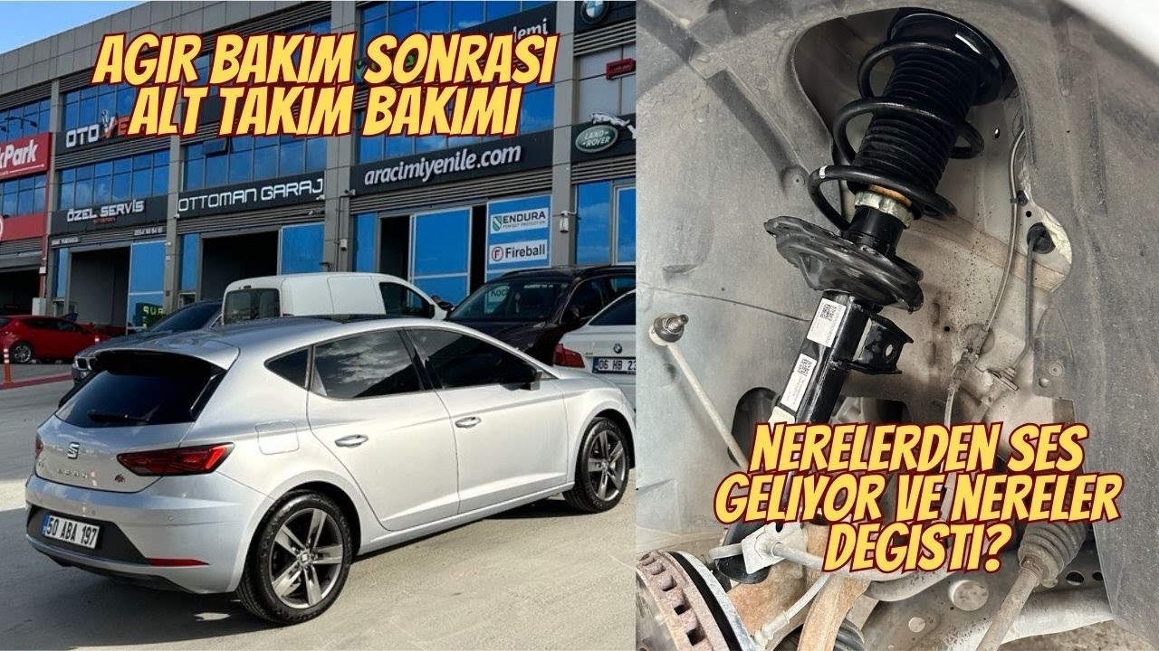 5 Yıl Sonunda Alt Takım Bakımı | Leon & Golf...vb VAG Alt Takım Sesileri | Amortisör & Rulman & Burç