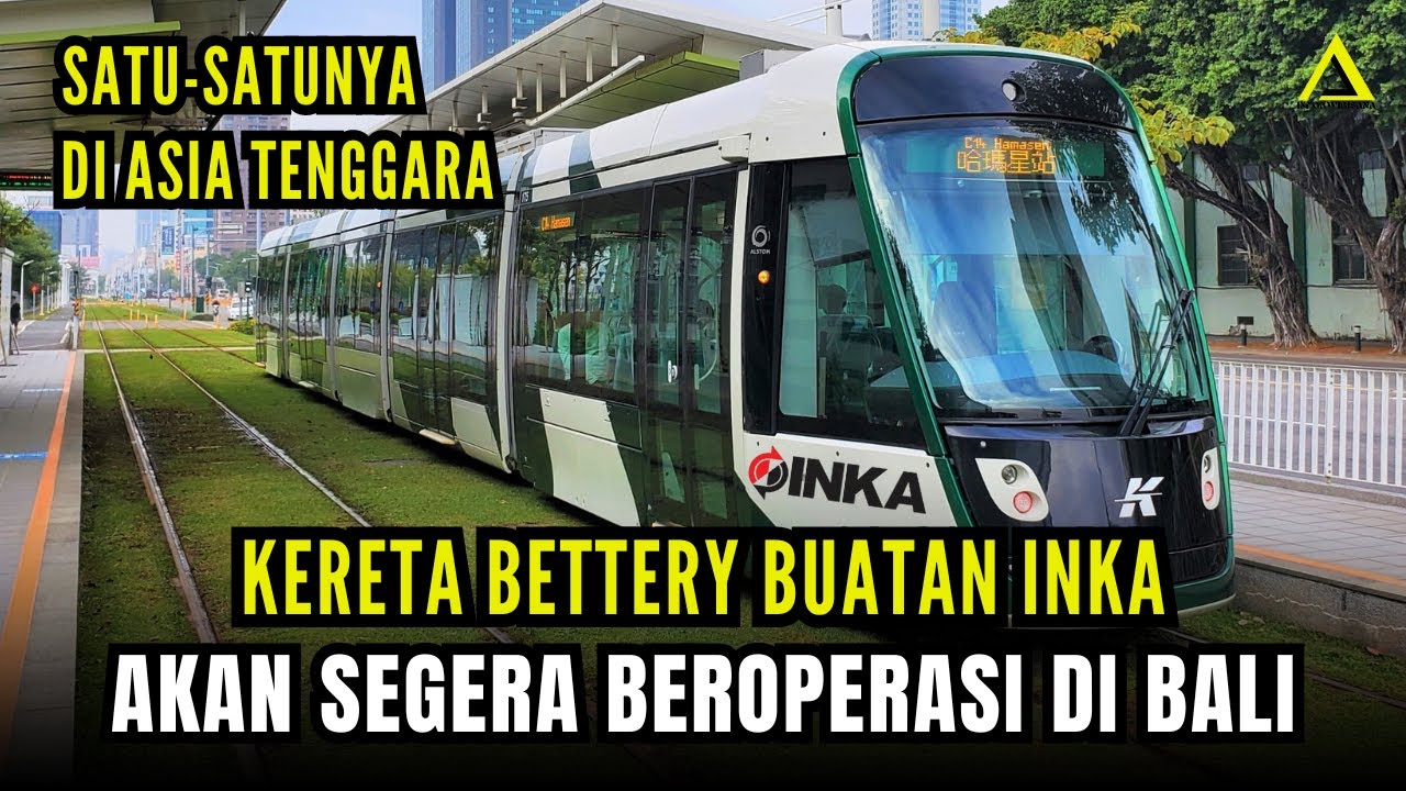Kereta Baterai Buatan INKA, Siap Menjadi Moda Transportasi Baru di Bali