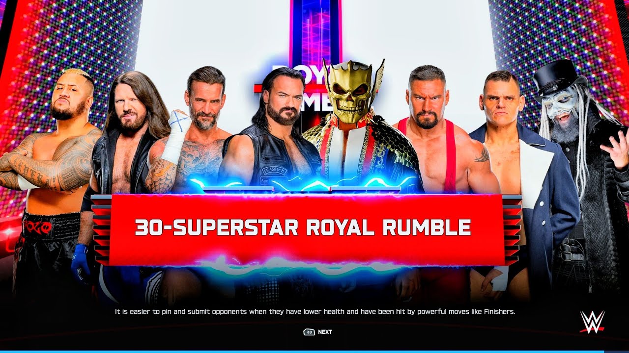 30-SuperStar ROYAL RUMBLE Match | WWE 2k25 