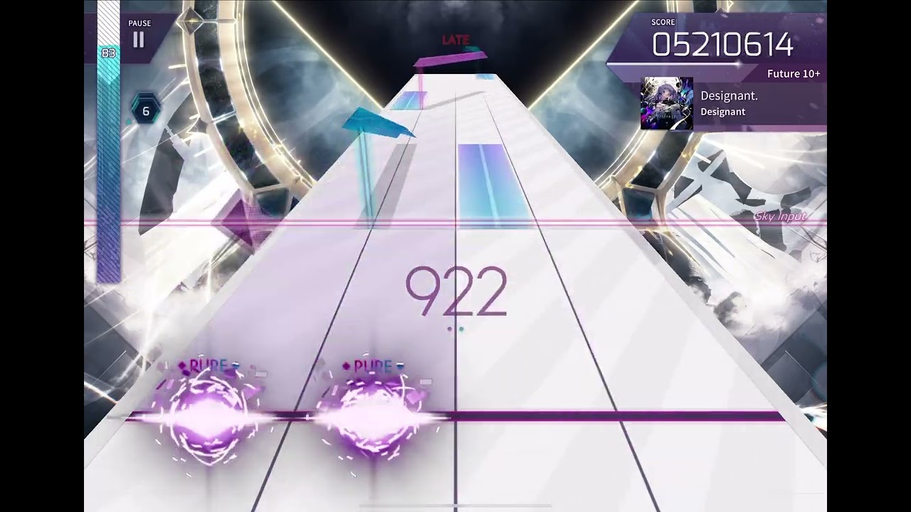 [Arcaea] Designant - Designant. FTR 10+ PM Max-30 (Hit FX On)