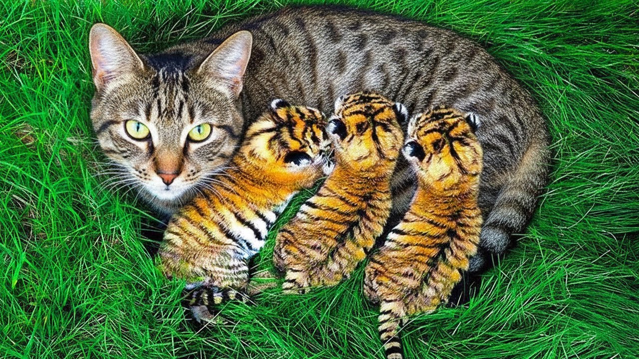 Cat Adopts Orphaned Tiger Cubs — 3 Years Later, She Reunites With Them & the Unthinkable Happens