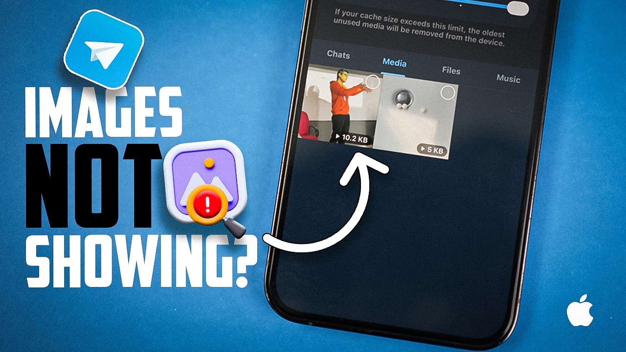 Как исправить проблему с отображением изображений и видео в Telegram на iPhone | Медиафайлы в Tel...