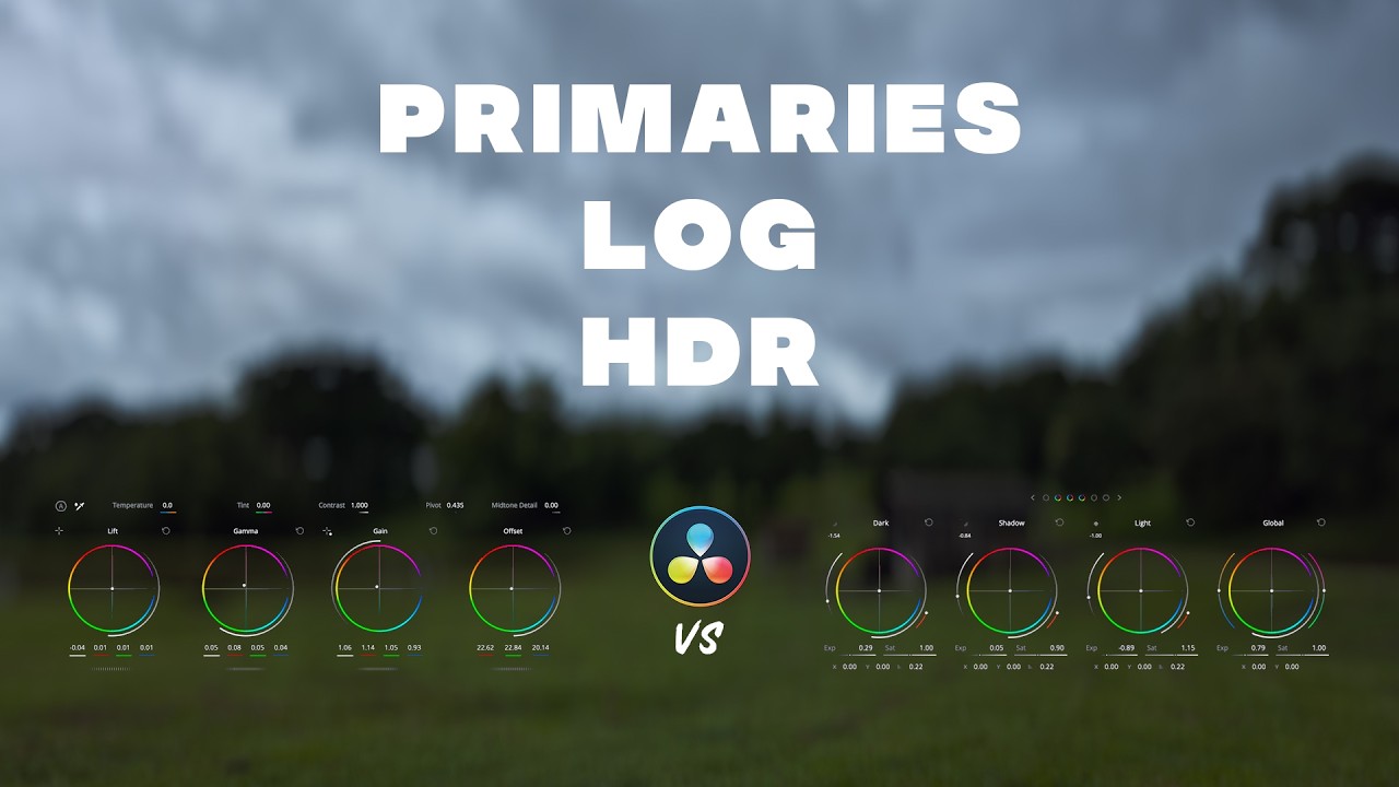 Qual a diferen&ccedil;a entre Primaries, Log Wheels e HDR Wheels?