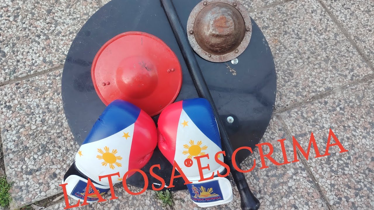 Latosa® Escrima cadena de mano Warum Das kempfer mi dem Schild wichtig ist