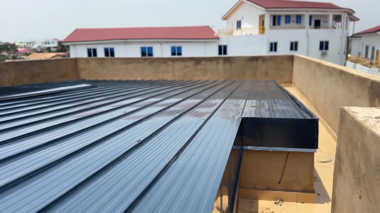 Beautiful and quality roofing sheet installed. Get a less quote for a quality roofing 0530446354