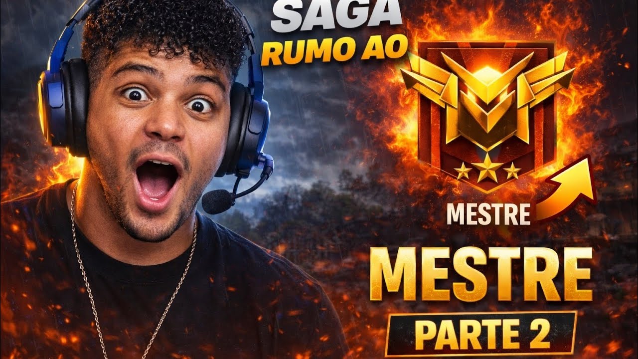 AMASSAMOS GERAL! FREE FIRE RUMO AO MESTRE 👑