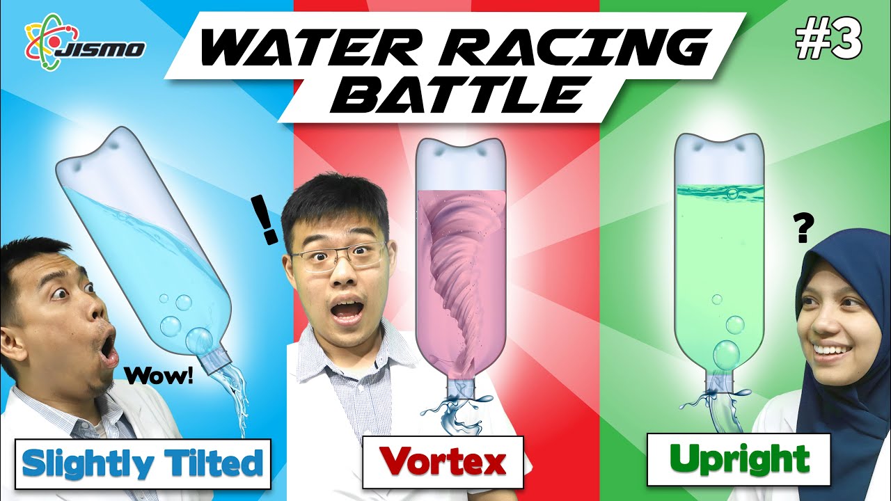 JISMO Science #3 | Vortex - WATER BATTLE RACING!