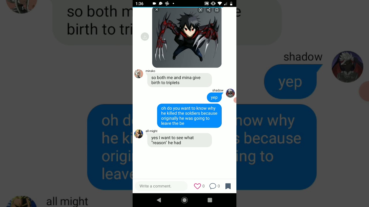 bnha react to deku as Alex Mercer