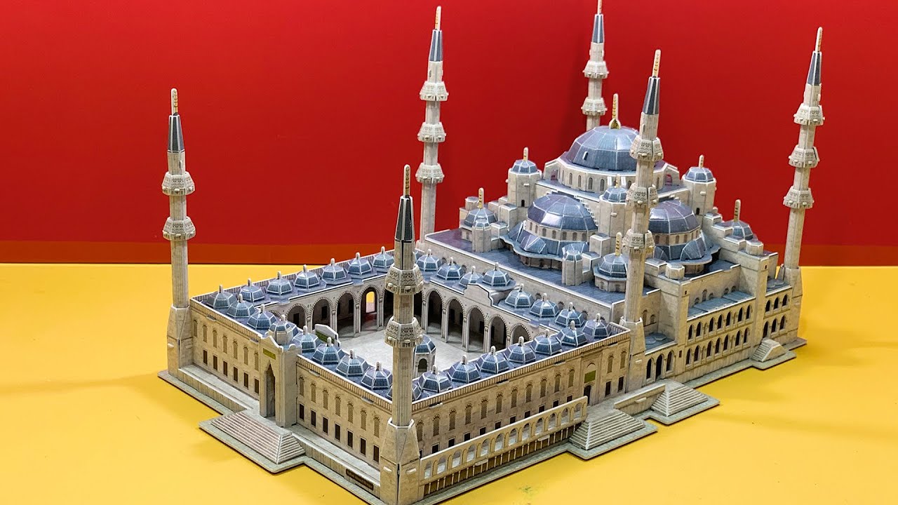 DIY Craft Instruction 3D Puzzle Cubicfun SULTAN AHMET CAMII BLUE MOSQUE